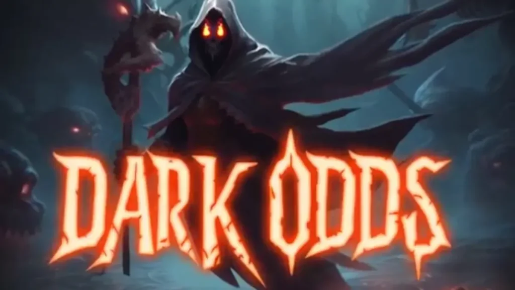 Dark Odds slot machine interface featuring horror theme